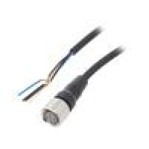 Připojovací kabel M12 PIN: 4 přímý Dél: 10m zástrčka 4A IP67