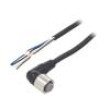 Připojovací kabel M12 PIN: 4 úhlový Dél: 5m zástrčka 4A IP67