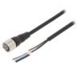 Připojovací kabel M12 PIN: 4 přímý Dél: 2m zástrčka 4A IP67
