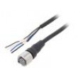 Kabel: pro snímače/automatizaci M12 PIN: 4 přímý Dél: 5m 4A XS2
