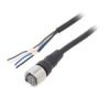 Připojovací kabel M12 PIN: 4 přímý Dél: 5m zástrčka 4A IP67