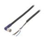 Kabel: pro snímače/automatizaci M8 PIN: 3 úhlový 5m zástrčka