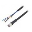 Kabel: pro snímače/automatizaci M8 PIN: 4 přímý Dél: 10m 1A XS3