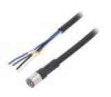 Připojovací kabel M8 PIN: 4 přímý Dél: 10m zástrčka 1A IP67