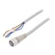Kabel: pro snímače/automatizaci M12 PIN: 4 přímý 10m zástrčka