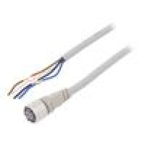 Kabel: pro snímače/automatizaci M12 PIN: 4 přímý 10m zástrčka