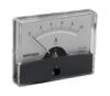 Ampérmetr analogový na panel I AC: 0÷10A Třída: 2,5 60x47mm