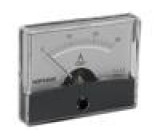 Ampérmetr analogový na panel I AC: 0÷30A Třída: 2,5 60x47mm