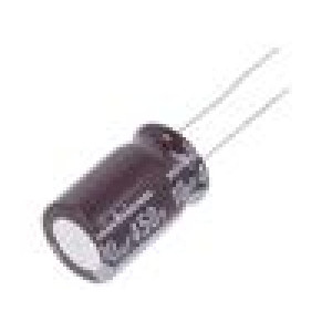 Kondenzátor: elektrolytický THT 10uF 450VDC Ø12,5x20mm ±20%