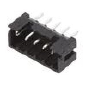 Zásuvka kabel-kabel/plošný spoj vidlice DF3 2mm PIN: 5 THT