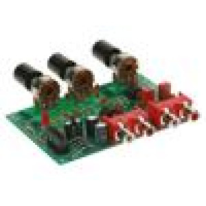VEL-WSAH8084 Regulátor barvy zvuku Napájení: 2x12VAC / 100mA 98dB 50kΩ