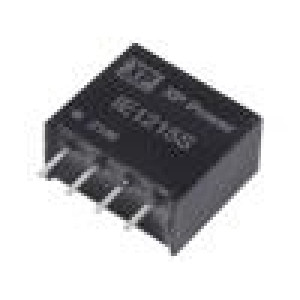 IE1215S Měnič: DC/DC 1W Uvst: 12V 15VDC Ivýst: 66mA SIP 11,68x9,65x6mm