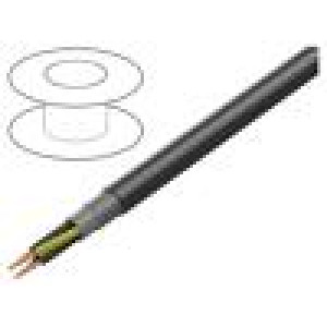 Vodič JZ-600 HMH-C 4G1,5mm2 LSZH černá 0,6/1kV CPR: Dca