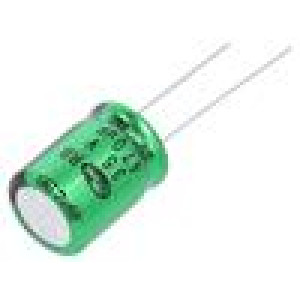 Kondenzátor: elektrolytický THT 470uF 35VDC Ø12,5x16mm ±20%