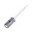 Kondenzátor: elektrolytický THT 10uF 50VDC Ø5x11mm ±20% 5000h