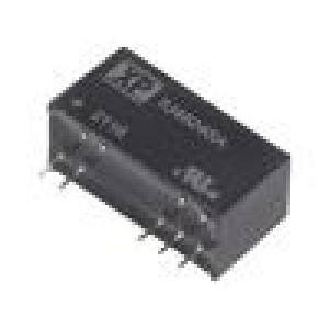 IU4824SA Měnič: DC/DC 2W Uvst: 36÷72V 24VDC Ivýst: 83mA SIP 4g 650kHz