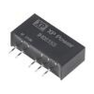 IH0515S Měnič: DC/DC 2W Uvst: 5V Uvýst: 15VDC Uvýst2: -15VDC Ivýst: 66mA