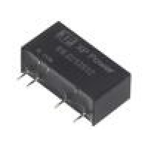 IHL0212S12 Měnič: DC/DC 2W Uvst: 10,8÷13,2V 12VDC Ivýst: 167mA SIP7 2,7g