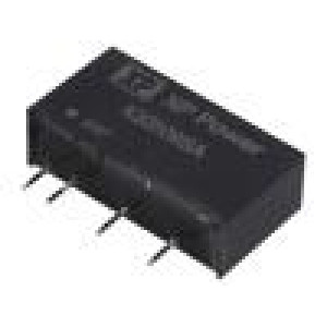 IQ0509SA Měnič: DC/DC 1W Uvst: 5V 9VDC Ivýst: 111mA SIP 19,5x6x9,5mm