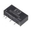 IQ1505SA Měnič: DC/DC 1W Uvst: 15V 5VDC Ivýst: 200mA SIP 19,5x6x9,5mm