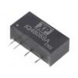 IQ4805SA Měnič: DC/DC 1W Uvst: 48V 5VDC Ivýst: 200mA SIP 19,5x6x9,5mm