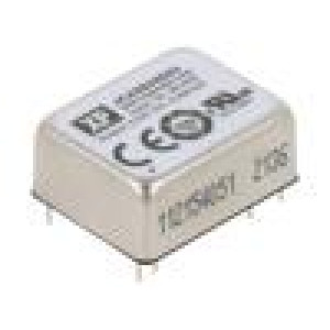 JCA0624D03 Měnič: DC/DC 6W Uvst: 18÷36V Uvýst: 15VDC Uvýst2: -15VDC 12g