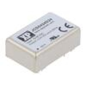 JCD0424D24 Měnič: DC/DC 4W Uvst: 18÷36V Uvýst: 24VDC Uvýst2: -24VDC 18g