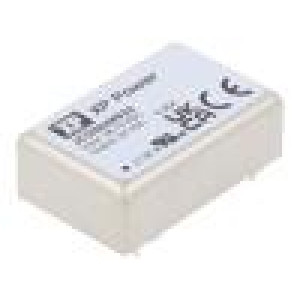 JCD0648S24 Měnič: DC/DC 6W Uvst: 36÷72V 24VDC Ivýst: 250mA 18g 266kHz