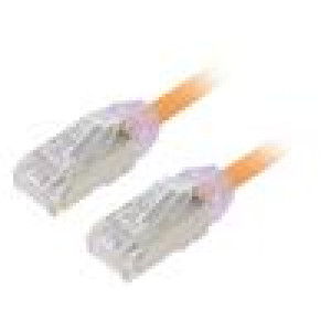 Patch cord F/UTP,TX6A-28™ 6a drát Cu LSZH oranžová 0,5m