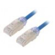 Patch cord F/UTP,TX6A-28™ 6a drát Cu LSZH modrá 2m 28AWG