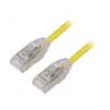 Patch cord F/UTP,TX6A-28™ 6a drát Cu LSZH žlutá 2m 28AWG