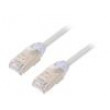 Patch cord F/UTP,TX6A-28™ 6a drát Cu LSZH šedá 5m 28AWG