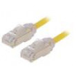 Patch cord F/UTP,TX6A-28™ 6a drát Cu LSZH žlutá 5m 28AWG