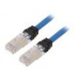 Patch cord S/FTP,TX6A™ 10Gig 6a lanko Cu LSZH modrá 2m 26AWG