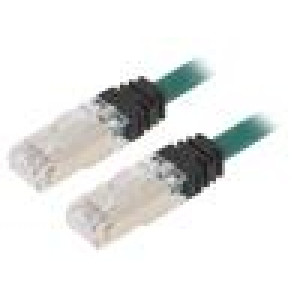 Patch cord S/FTP,TX6A™ 10Gig 6a lanko Cu LSZH zelená 2m