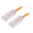 Patch cord TX6-28™,U/UTP 6 lanko Cu LSZH oranžová 0,5m 28AWG