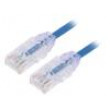 Patch cord TX6-28™,U/UTP 6 lanko Cu LSZH modrá 1m 28AWG