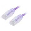 Patch cord TX6-28™,U/UTP 6 lanko Cu LSZH fialová 1m 28AWG