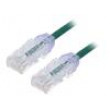 Patch cord TX6-28™,U/UTP 6 lanko Cu LSZH zelená 2m 28AWG
