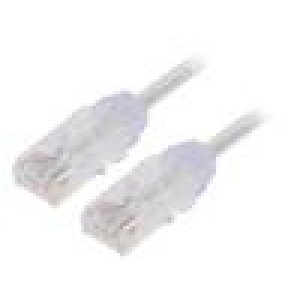 Patch cord TX6-28™,U/UTP 6 lanko Cu LSZH bílá 3m 28AWG