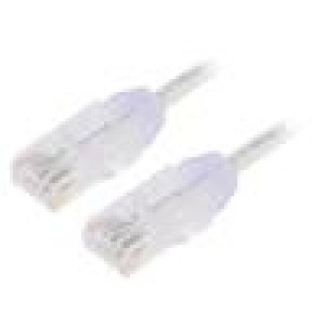 Patch cord TX6-28™,U/UTP 6 lanko Cu LSZH bílá 5m 28AWG