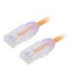 Patch cord TX6-28™,U/UTP 6 lanko Cu LSZH oranžová 5m 28AWG