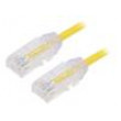 Patch cord TX6-28™,U/UTP 6 lanko Cu LSZH žlutá 5m 28AWG