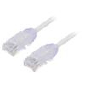 Patch cord TX6A-28™,U/UTP 6a drát Cu LSZH zelená 0,5m 28AWG