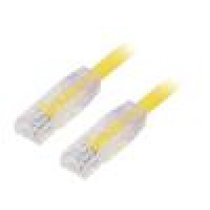 Patch cord TX6A™ 10Gig,U/UTP 6a drát Cu PVC žlutá 2m 24AWG