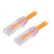 Patch cord TX6A™ 10Gig,U/UTP 6a drát Cu PVC oranžová 3m