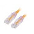 Patch cord TX6™ PLUS,U/UTP 6 lanko Cu LSZH oranžová 2m 24AWG