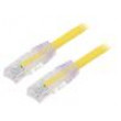 Patch cord TX6™ PLUS,U/UTP 6 lanko Cu LSZH žlutá 3m 24AWG