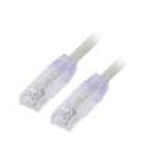 Patch cord TX6™ PLUS,U/UTP 6 lanko Cu LSZH šedá 5m 24AWG