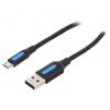 Kabel USB 2.0 USB A vidlice,USB B micro vidlice niklovaný